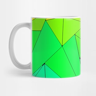 rainbow triangle mosaic Mug